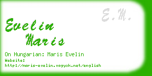 evelin maris business card